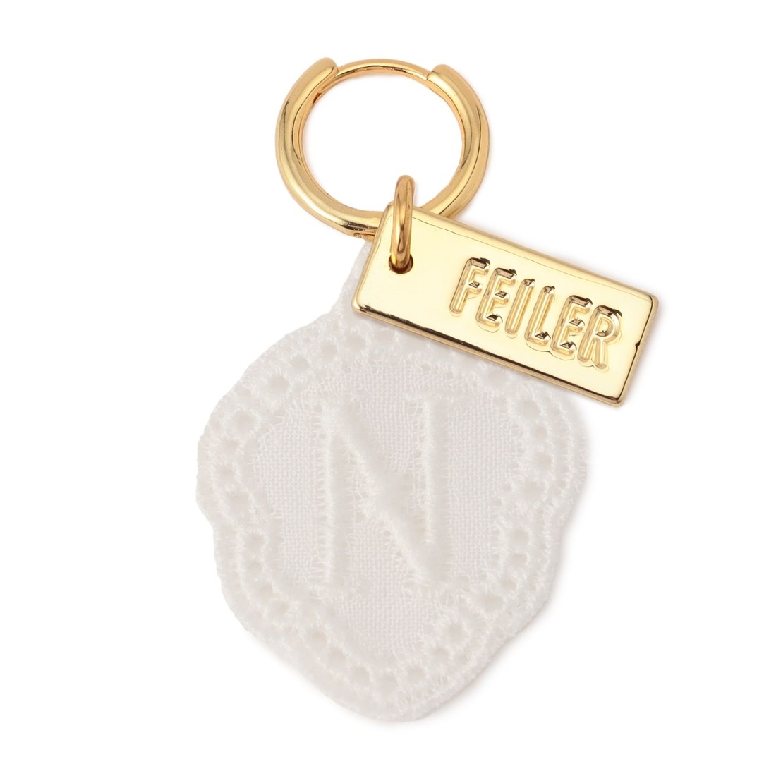 モンノン ハンカチチャームN RAN-245010（取扱店舗限定）(ホワイト