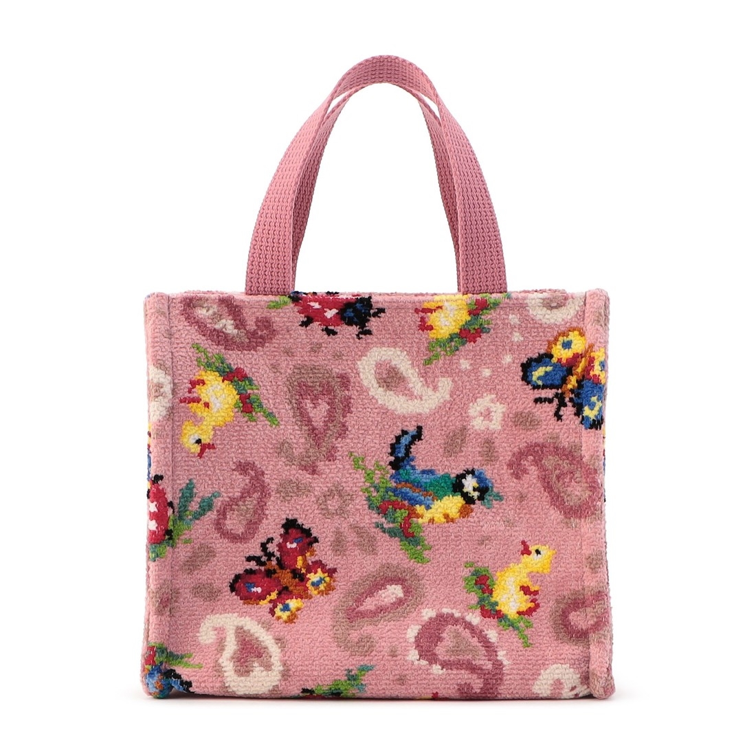 ハイジペイズリー スクエアバッグ HPY-257006(ピンク): FEILER