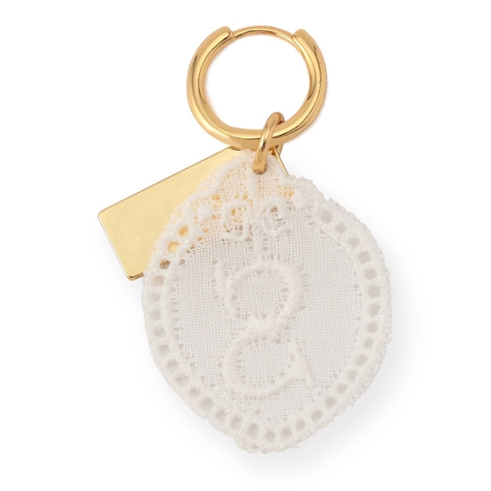 モンノン ハンカチチャームS THS-245013（取扱店舗限定）(ホワイト