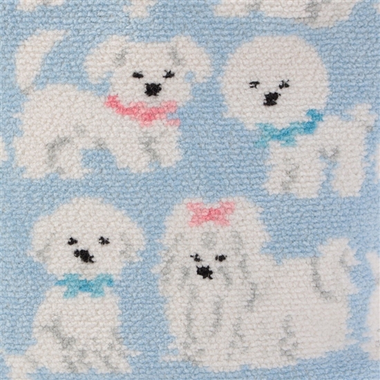 モフモフワンチャン バッグ L/MWC-257369（WEB限定）(ペールブルー