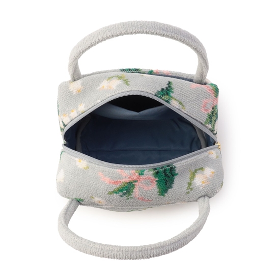 ピュールミュゲ ミニボストン PMG-246033（WEB限定）(シルバーグレー