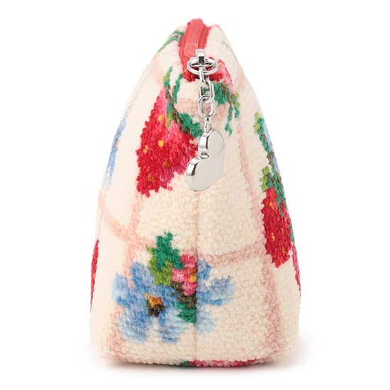 ストロベリーフィールドプティ ポーチ SFP-231037(アイボリー): FEILER