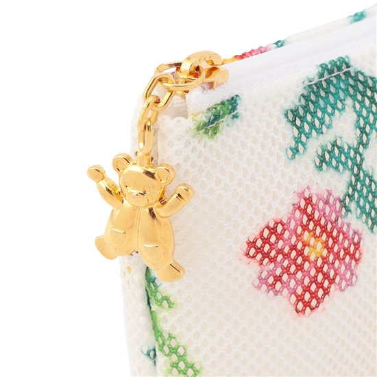 ハイジ メッシュポーチS HEMP-241333(ホワイト): FEILER｜フェイラー