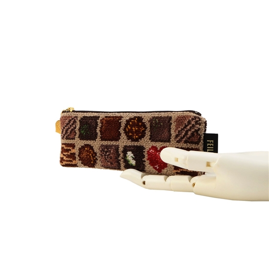 コフレドゥショコラ ペンケース FDC-257058(ベージュ): FEILER