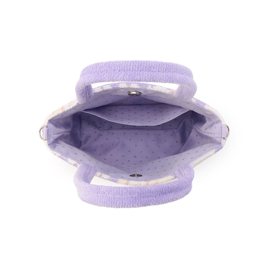 モフモフネコチャン バッグ L/MNC-260285（WEB限定）(ペールパープル