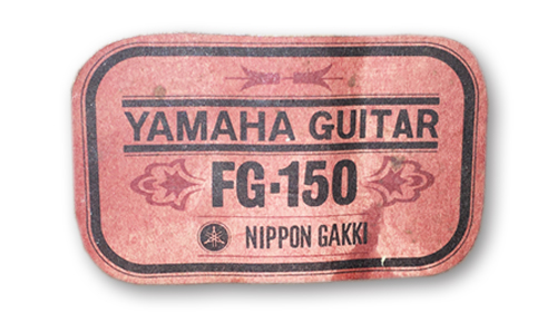 最初期赤ラベル 1968 - All About YAMAHA FG-150