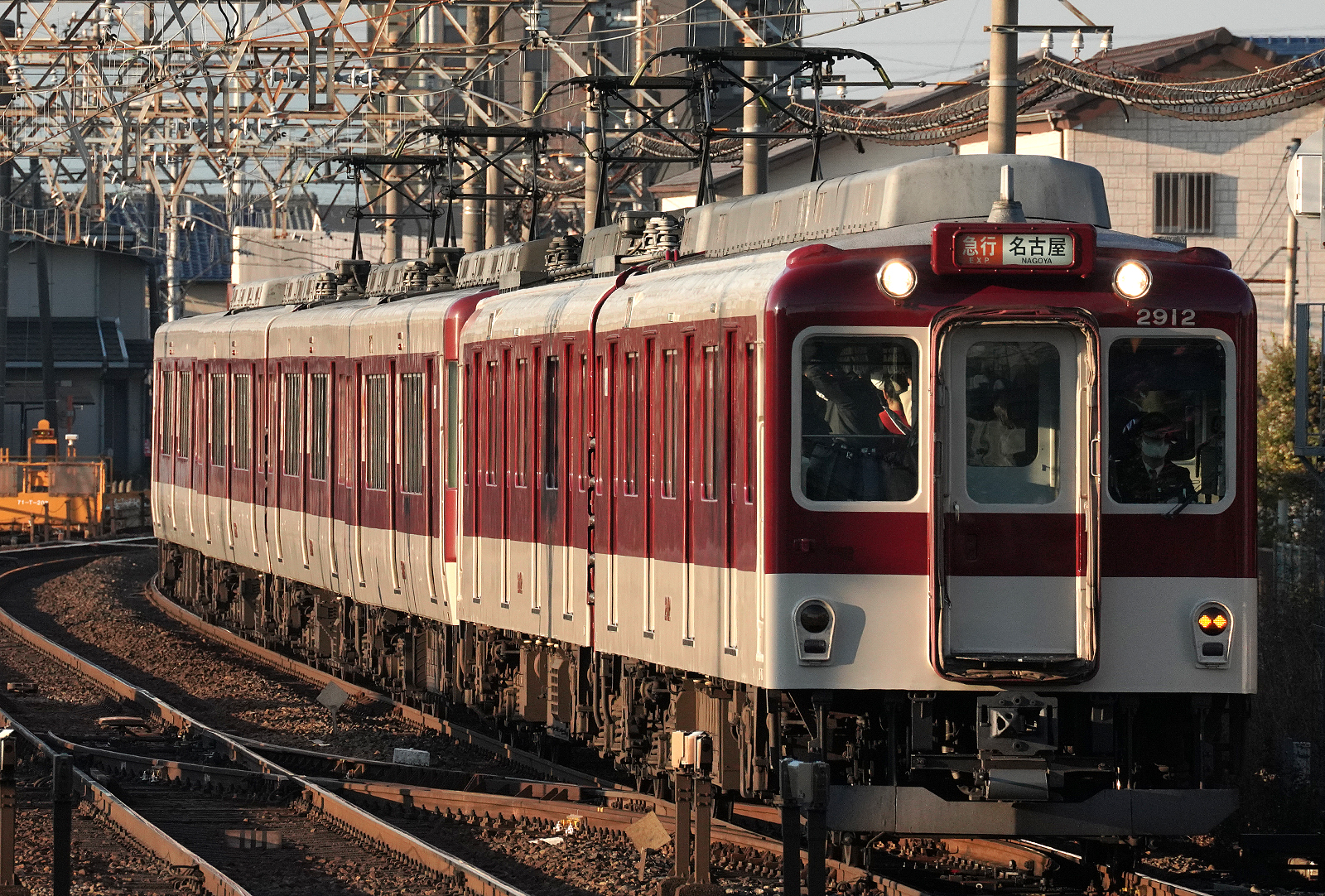 近鉄名古屋線屋根方向幕車