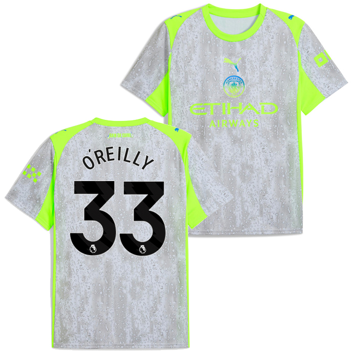 マンチェスターシティ 25-26 サード 半袖 ユニフォーム No.33