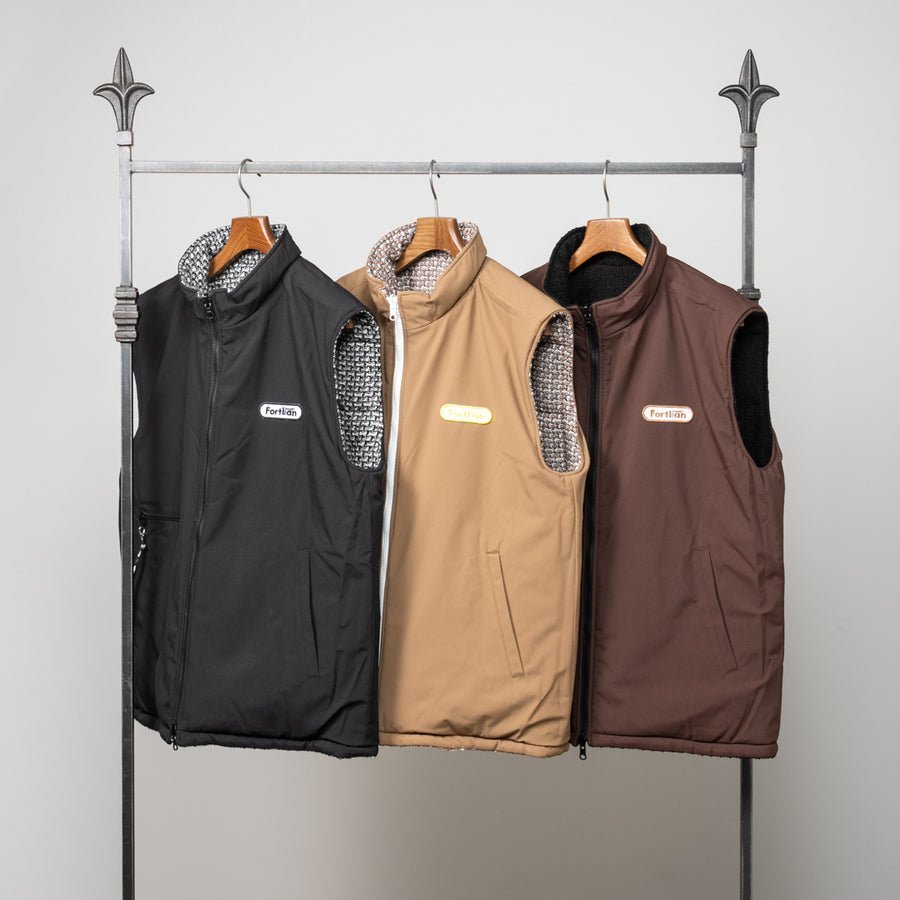 ツイードリバーシブルダウンベストNEW! – フォートリアン・オンライン