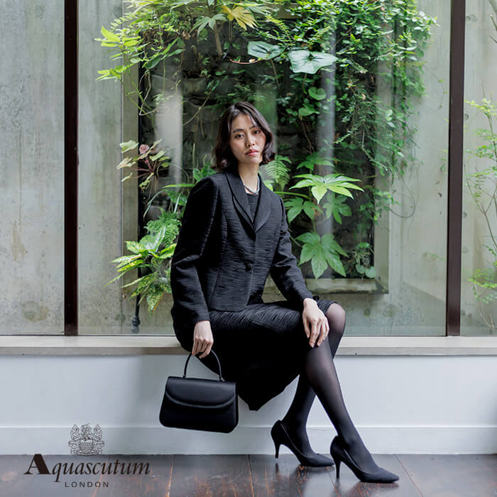 J∞QUALITY/ヘチマ襟のスーツ 9号・ブラック｜東京ソワールオンライン