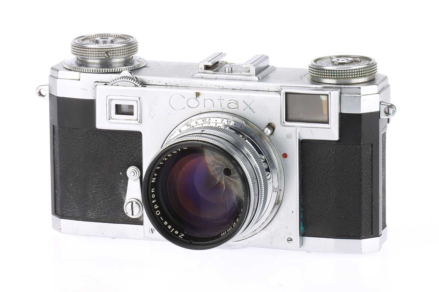 Lot 115 - A Zeiss Ikon Contax IIa 35mm Rangefinder