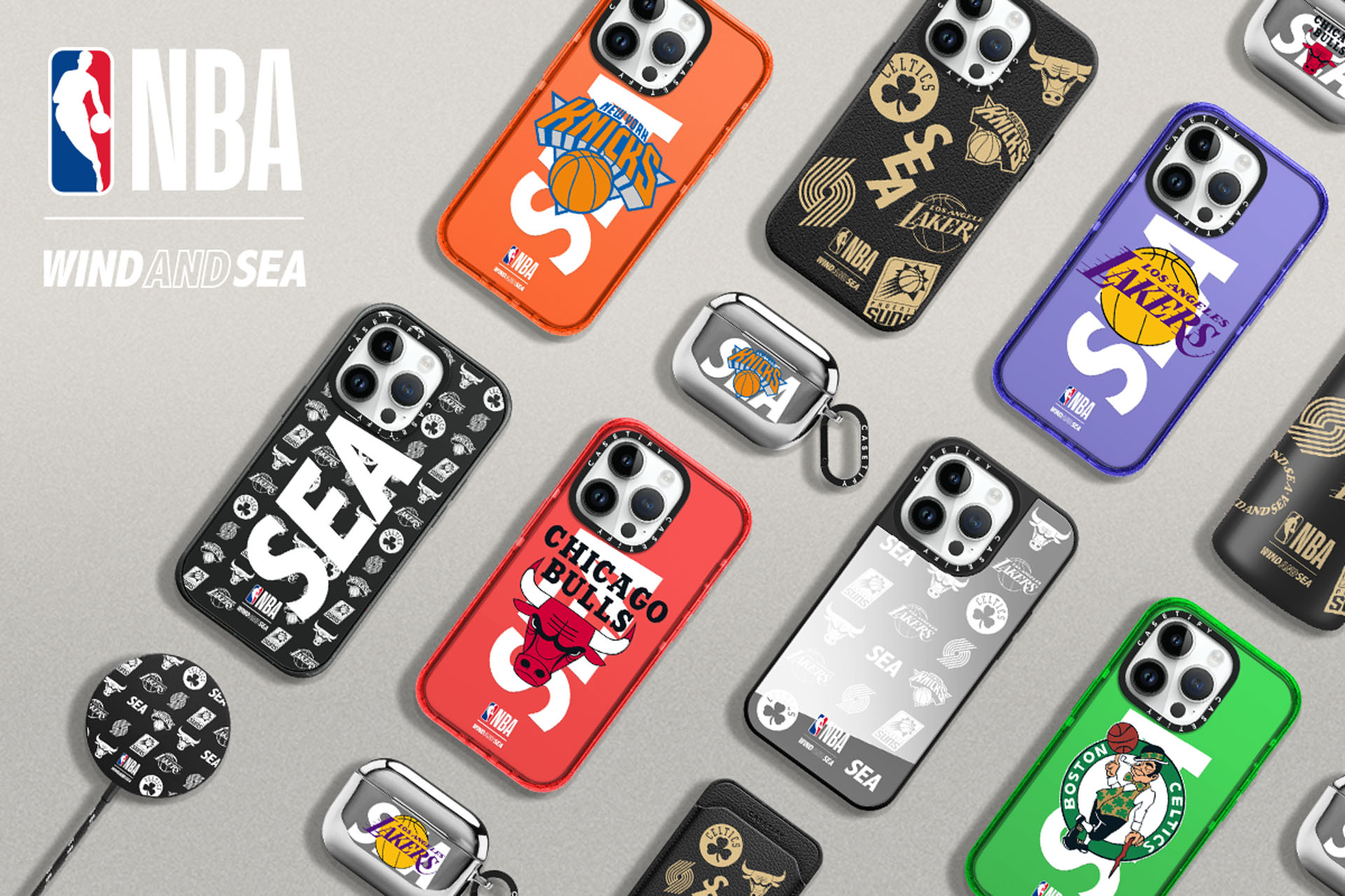NBA x WIND AND SEA x CASETiFY」コレクションが11⽉16⽇(⽔)登場