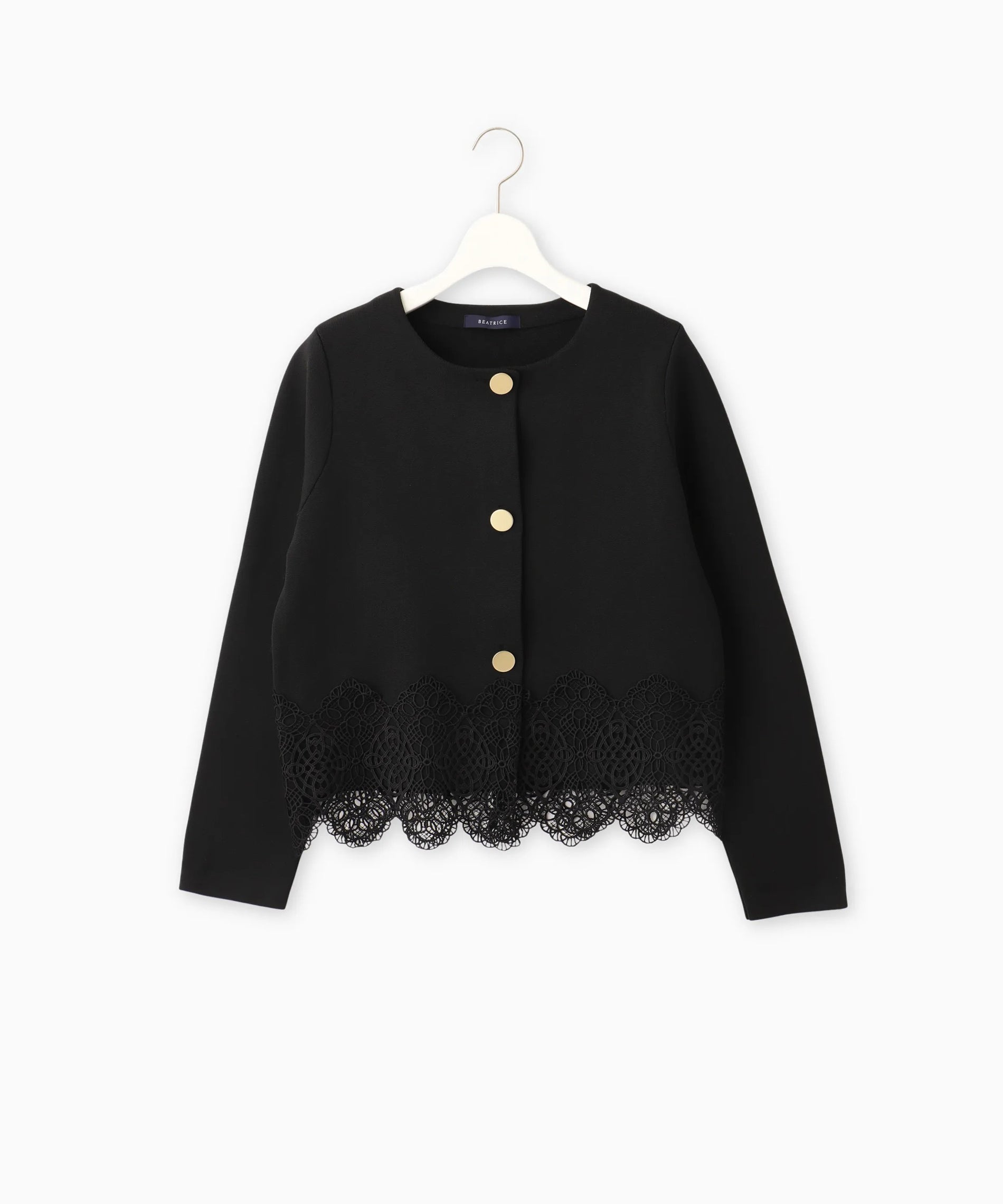 ケミカルレースニットカーディガン – FACE SANS FARD