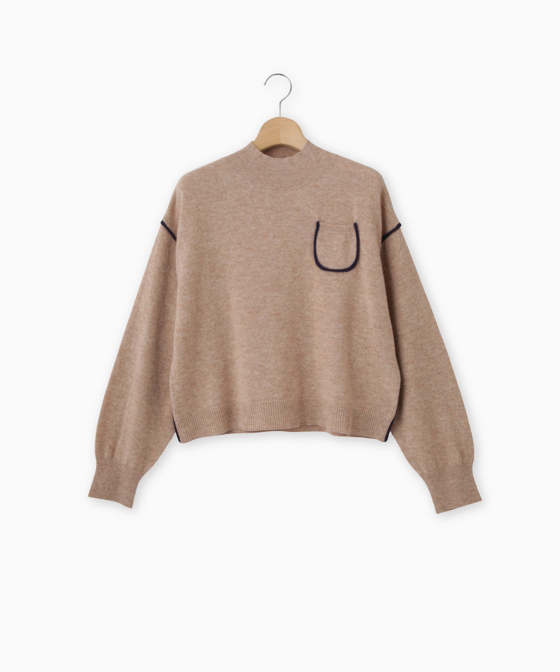 配色パイピングニット – FACE SANS FARD