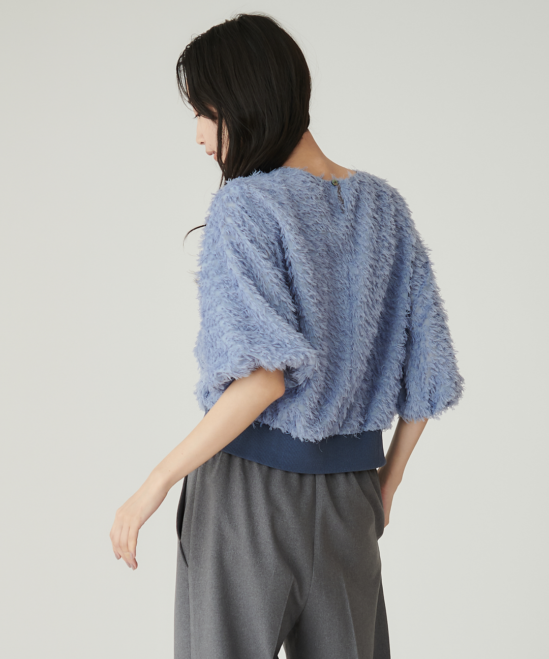 フェザーカットジャガードトップス – FACE SANS FARD