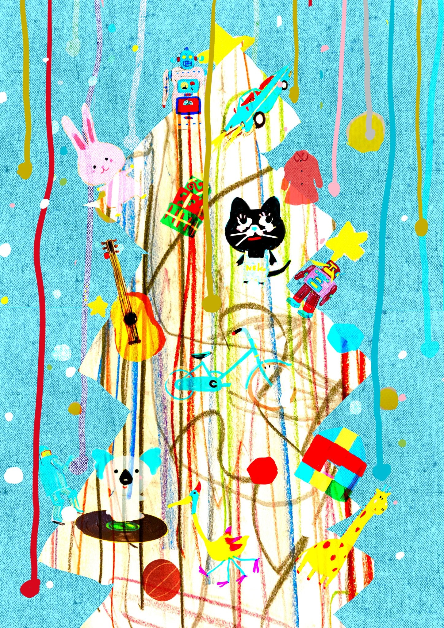 絵画の通販、購入ならFROM ARTIST/作品名：クリスマスがいっぱい/作家