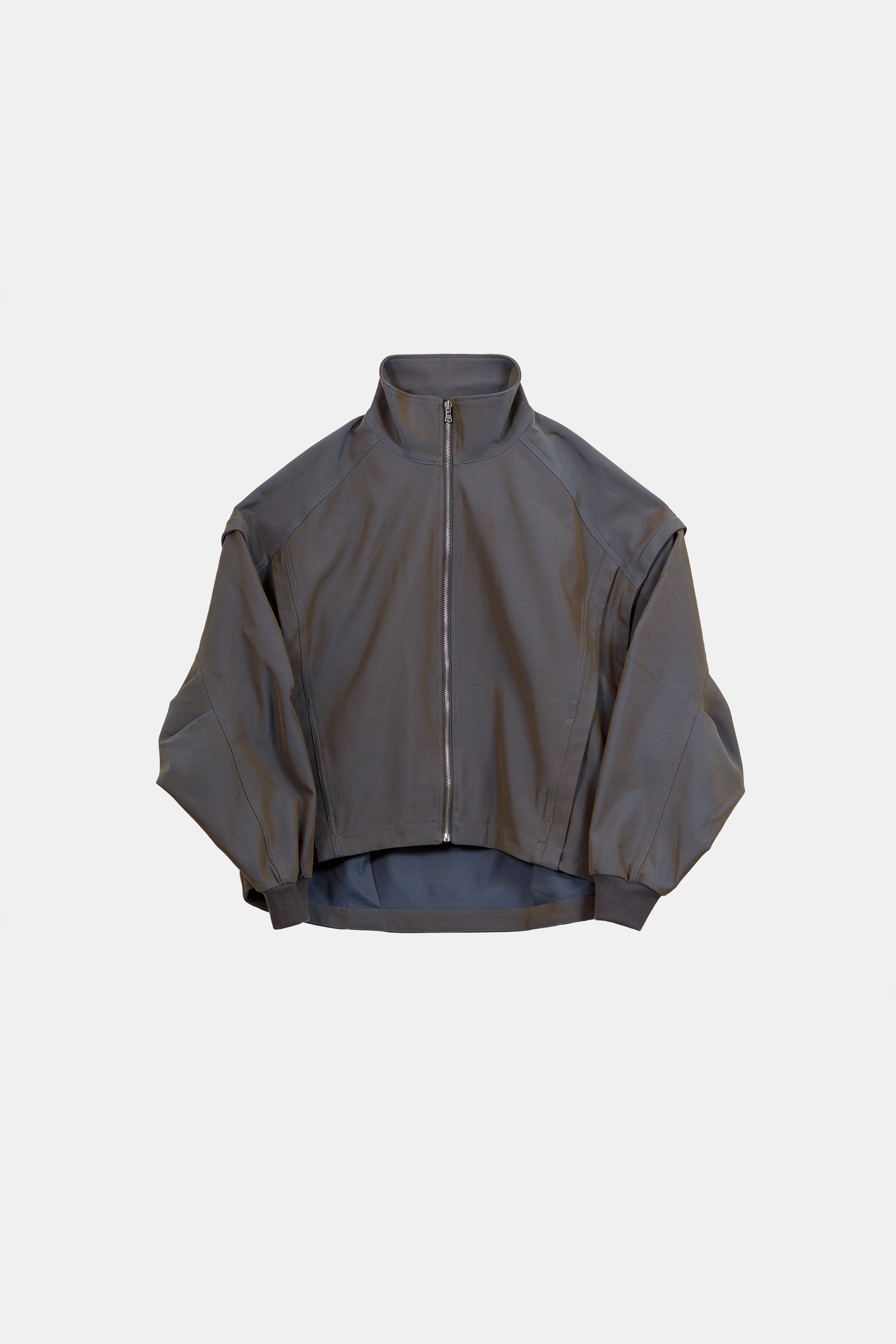 2WAY Zip Blouson -blue-