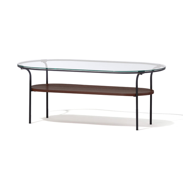 レガート コーヒーテーブル L ブラック×ブラウン （W950
