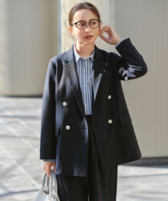 ANY(エニィ)のイージーケアライトストレッチダブルテーラード