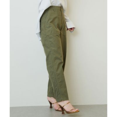 Whim Gazette(ウィム ガゼット)のバックサテン製品染めベイカーパンツ