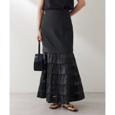 Whim Gazette(ウィム ガゼット)のオーガンジーマーメイドスカート2
