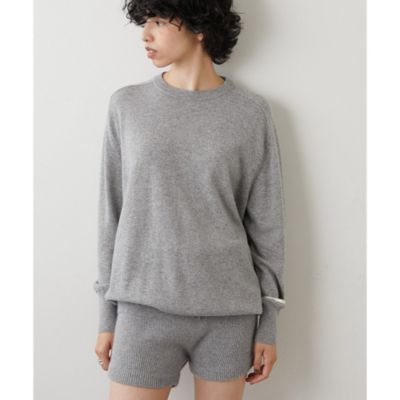 Whim Gazette(ウィム ガゼット)の【GEMINI】カシミヤクルーネックプル