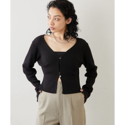 Whim Gazette(ウィム ガゼット)のリブカーディガン通販 | 集英社HAPPY