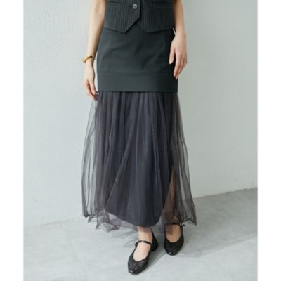 Whim Gazette(ウィム ガゼット)のチュールキリカエスカート通販