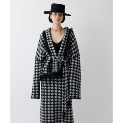 Whim Gazette(ウィム ガゼット)のウールジャガードニットガウン通販