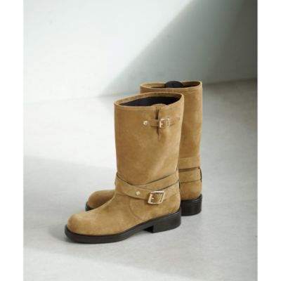 Whim Gazette(ウィム ガゼット)の【Hoaw.】スエードエンジニアブーツ