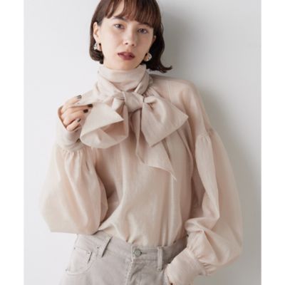 Whim Gazette(ウィム ガゼット)のオーガンザボウブラウス通販 | 集英社