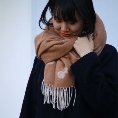 KLIPPAN(クリッパン)の【mina perhonen×KLIPPAN】ストール CHOUCHO通販