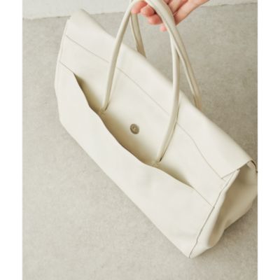 Whim Gazette(ウィム ガゼット)の【Hoaw.】フラップボストンバッグ通販