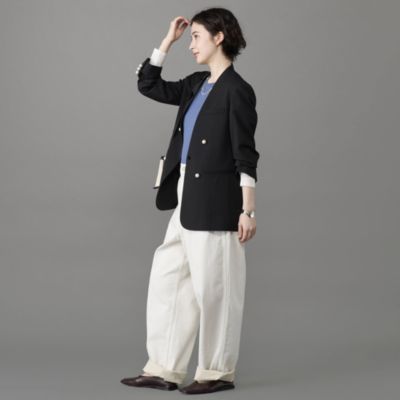 CINOH(チノ)の【HPS別注】 パールボタン ノーカラージャケット通販