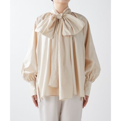 Whim Gazette(ウィム ガゼット)のドルマンボウタイブラウス通販