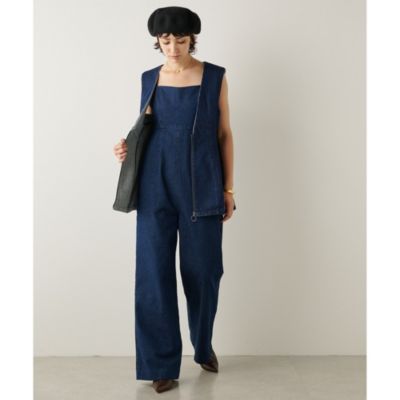 Whim Gazette(ウィム ガゼット)の【THE PAUSE】デニムペプラムジレ通販