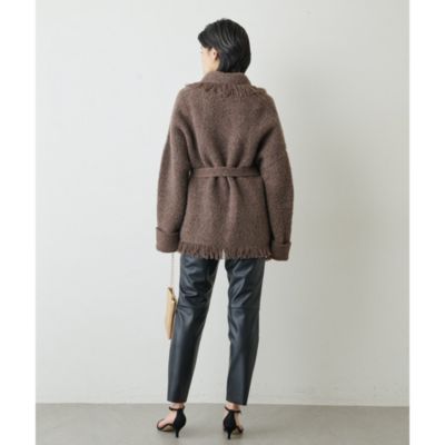 Whim Gazette(ウィム ガゼット)のウールジャガードニットガウン通販