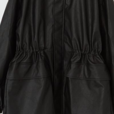 Curensology(カレンソロジー)のヴィンテージフェイクレザーコート通販