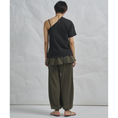 Whim Gazette(ウィム ガゼット)の【GEMINI】レイヤードニットパンツ