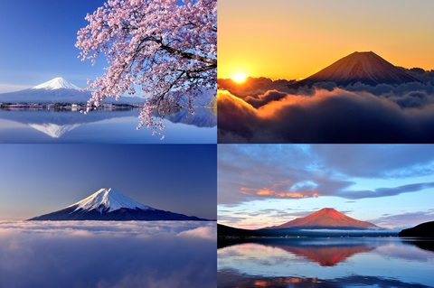 富士山撮影カレンダーβ版 ダイヤモンド富士・パール富士の撮影ポイント