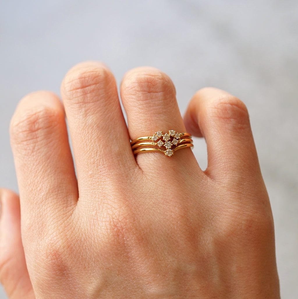 K9YGスワールデザイン リング K9YGスワールデザイン リング