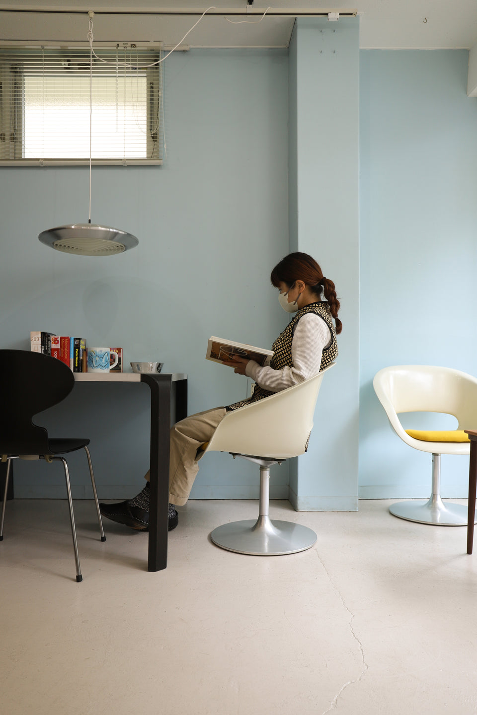 ジャパニーズヴィンテージ コトブキ シェルチェア 回転椅子 ミッド