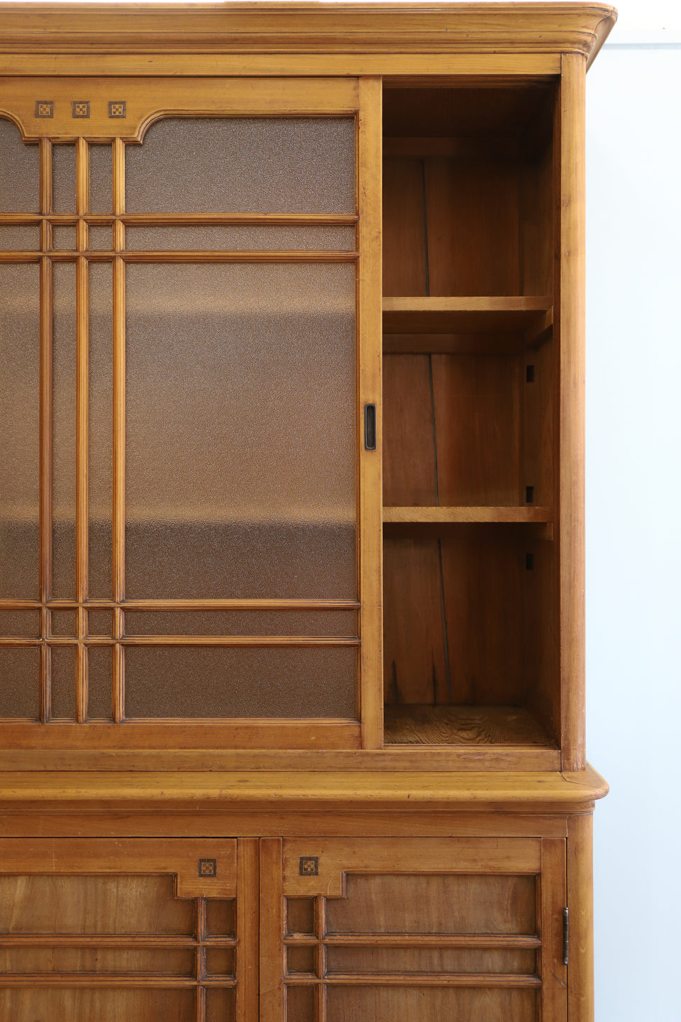 ジャパンアンティーク 食器棚 カップボード 大正ロマン 古道具 レトロ