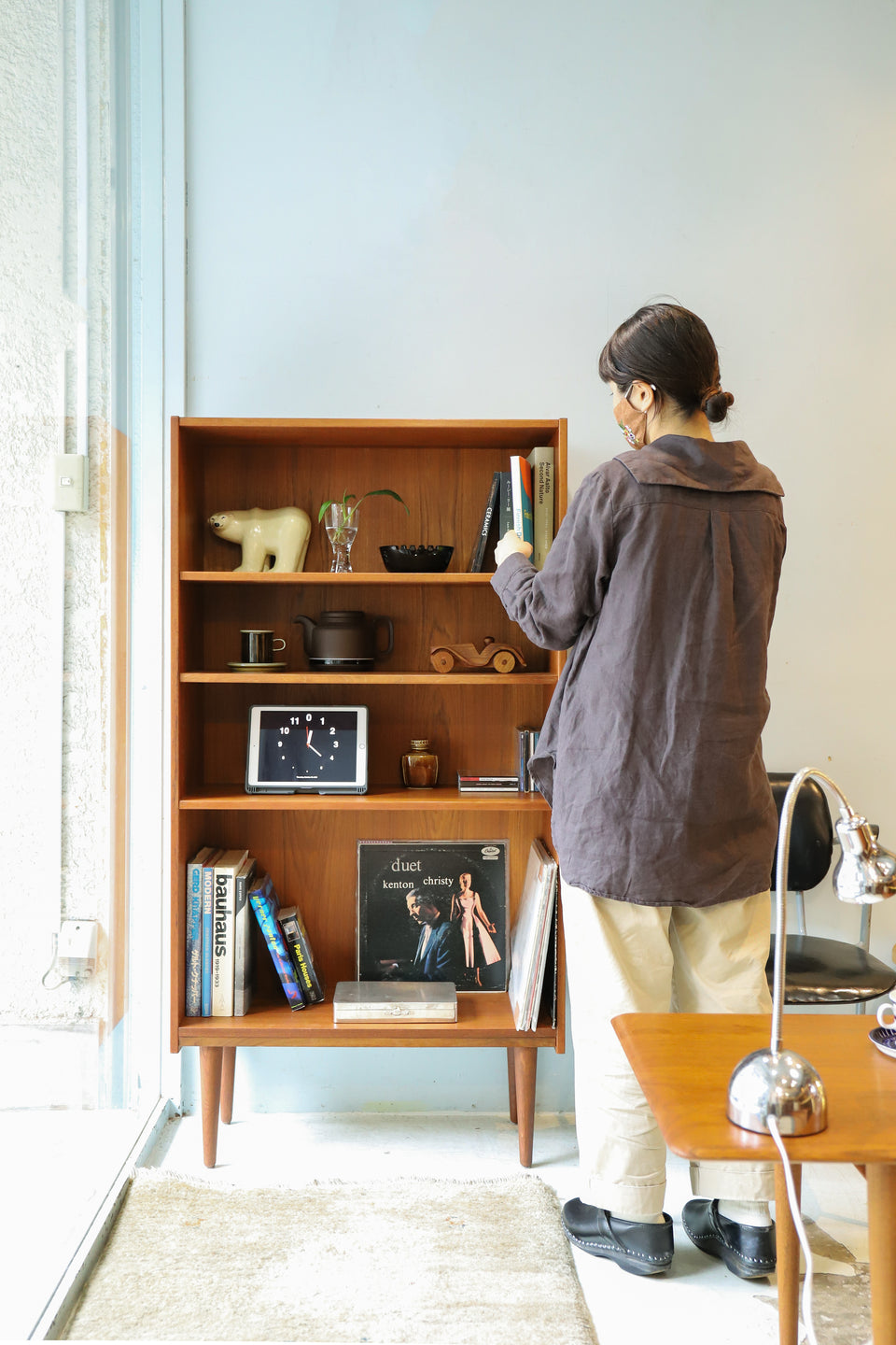 デンマークヴィンテージ ブックケース チーク材 本棚/Teakwood