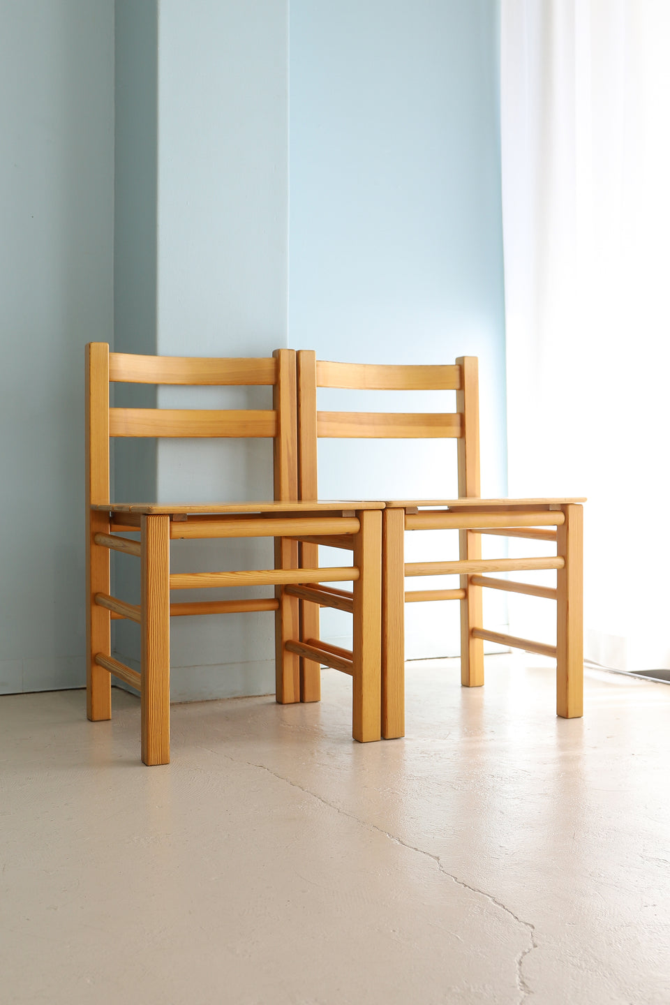 北欧ヴィンテージ チェア パイン材 椅子/Scandinavian Vintage