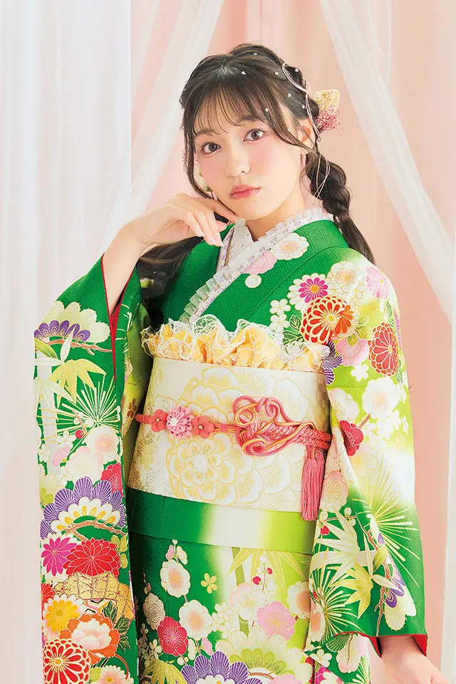 成人式振袖カタログ(I-3906) | 成人式の振袖レンタル・振袖購入・ママ